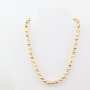 Charter Club Champagne Imitation Pearl Collar Neck